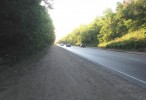 6. Красноглинское шоссе вдоль границы участка. (дорога в сторону г. Самары) 